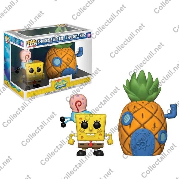 SpongeBob With Gary & Pineapple House #02
