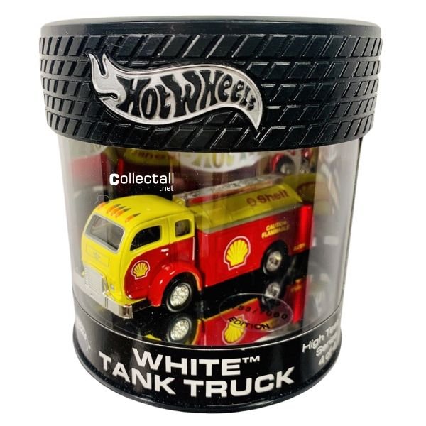 White Tank Truck (Yellow-Metallic Red)