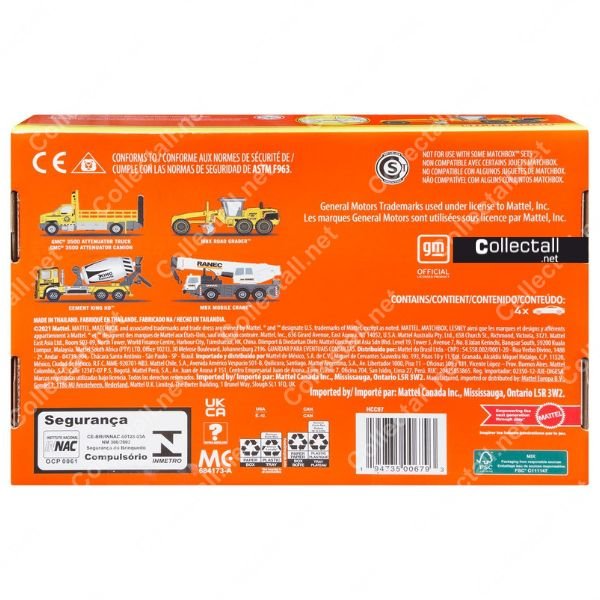 Matchbox Working Rigs 4 Pack