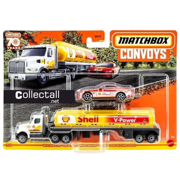 Shell Western Star 49x - MBX Tanker Trailer - 2019 Ford Mustang Coupe