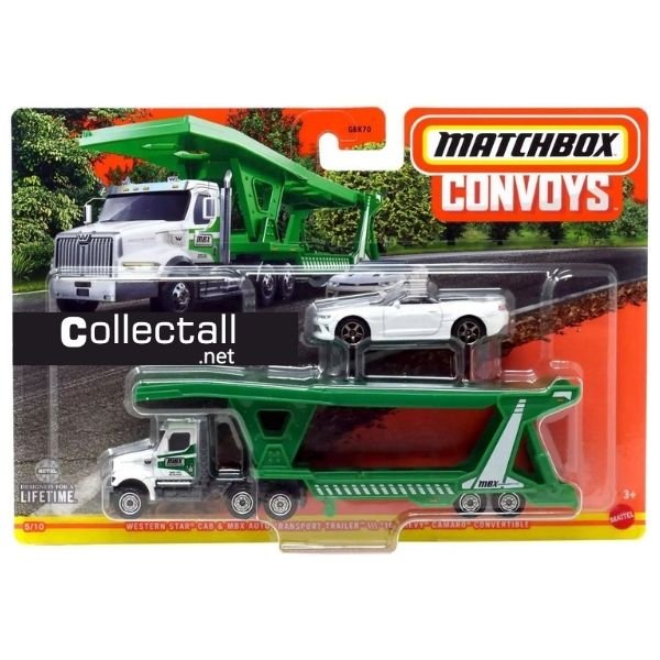 Western Star Cab - MBX Auto Transport Trailer - '16 Chevy Camaro Convertible