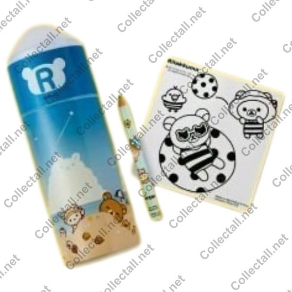 Rilakkuma Beach Pen Case Set