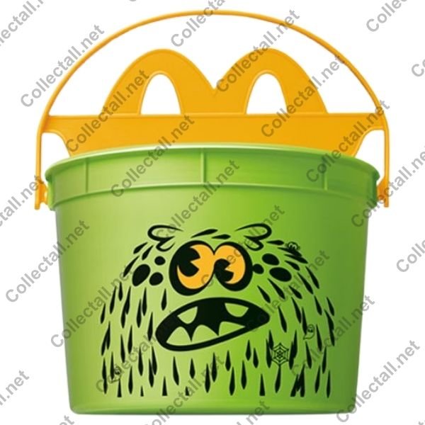Green Halloween Boo Bucket