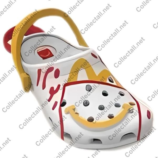 Scribbles Happy Meal Smile Red & White Crocs Toy
