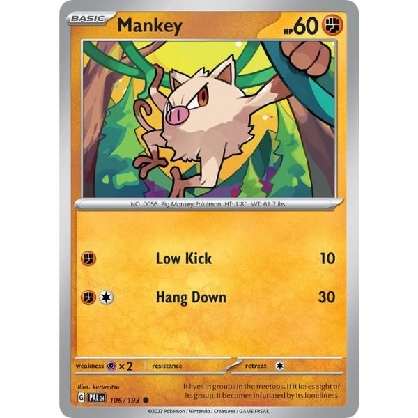Mankey (106/193)