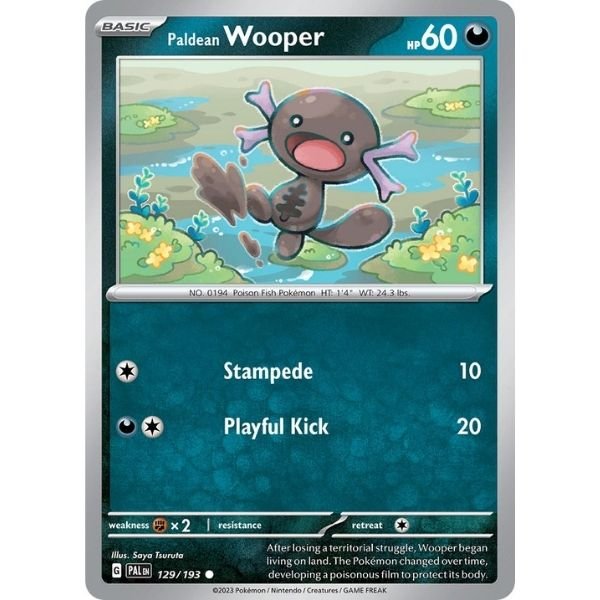 Paldean Wooper (129/193)