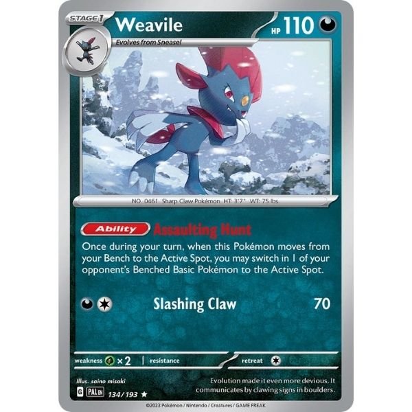 Weavile (134/193)