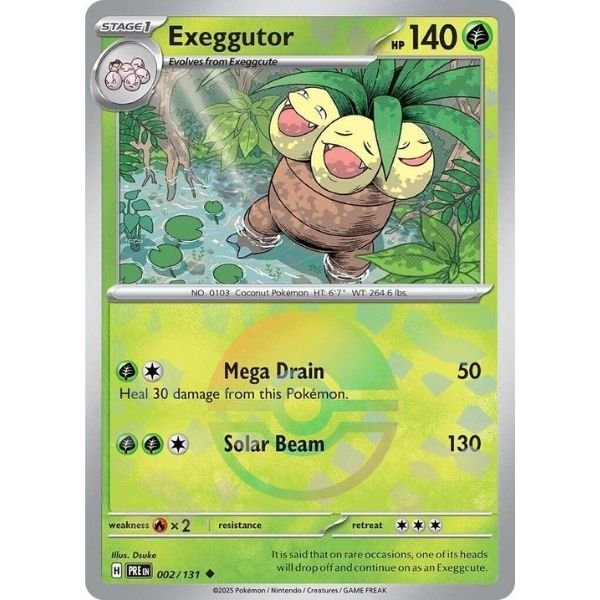 Exeggutor Poke Ball (002/131)