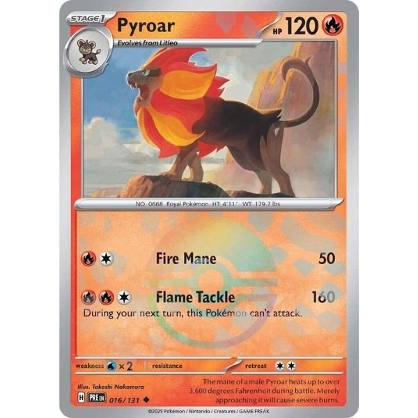 Pyroar Poke Ball (016/131)
