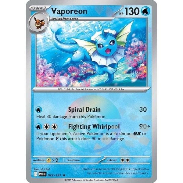 Vaporeon Poke Ball (022/131)