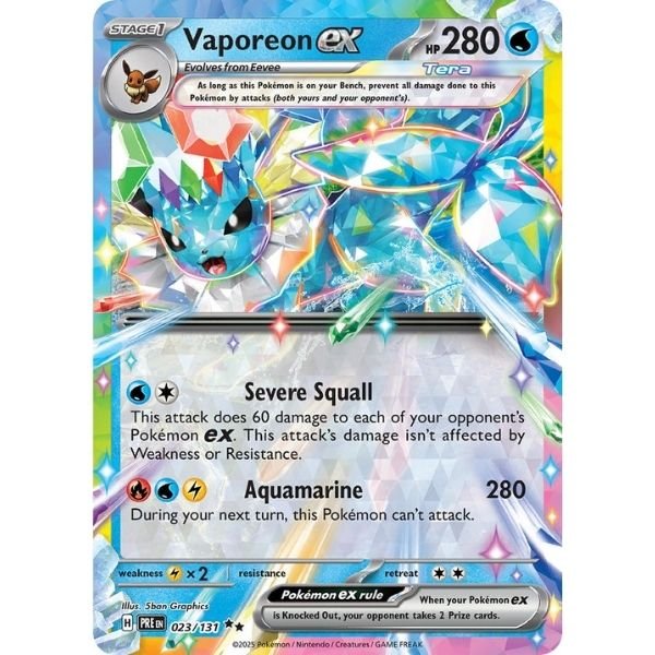 Vaporeon ex (023/131)