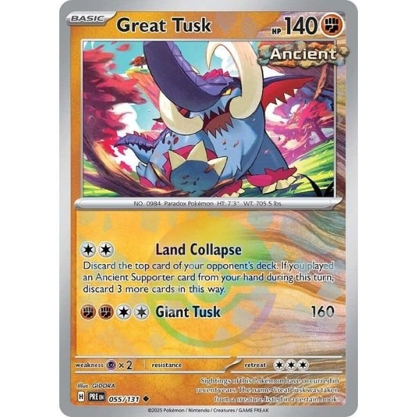 Great Tusk Poke Ball (055/131)