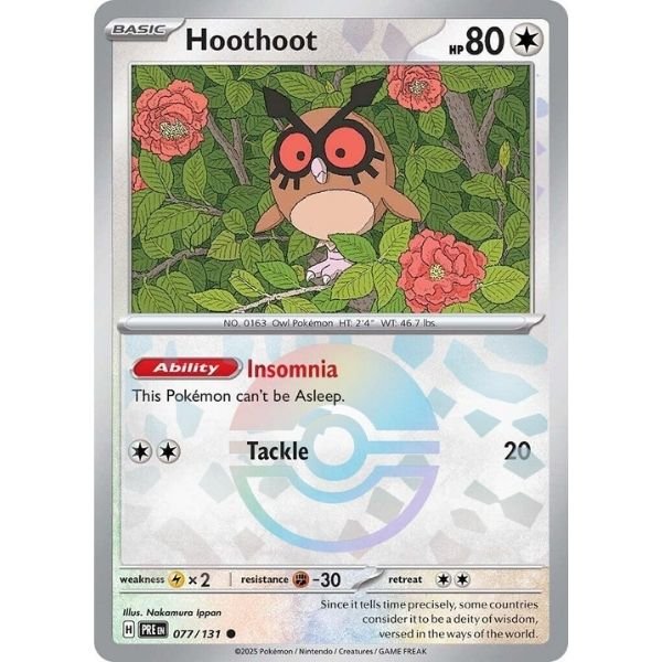 Hoothoot Poke Ball (077/131)