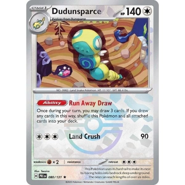 Dudunsparce Poke Ball (080/131)