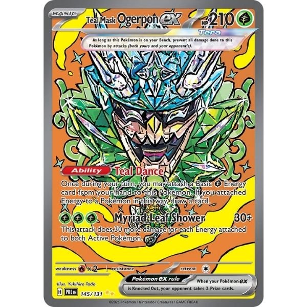 Teal Mask Ogerpon ex (145/131)