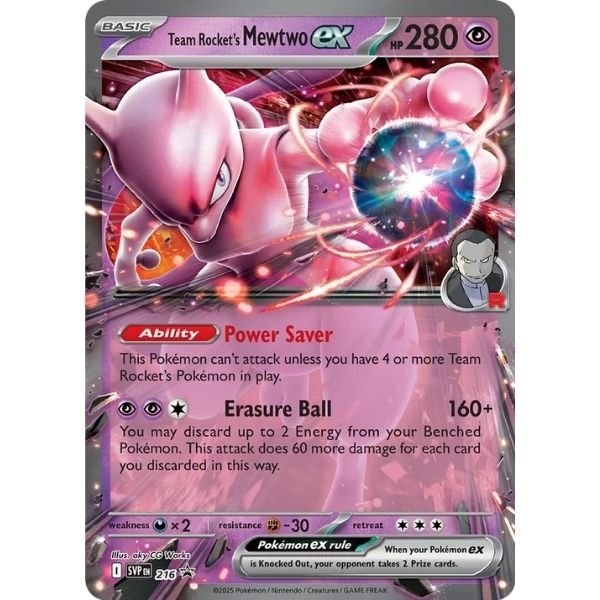 Team Rocket's Mewtwo ex (216)