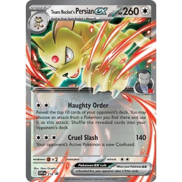 Team Rocket's Persian ex (218)