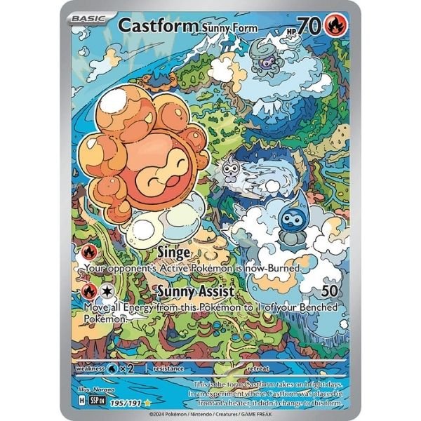 Castform Sunny Form (195/191)